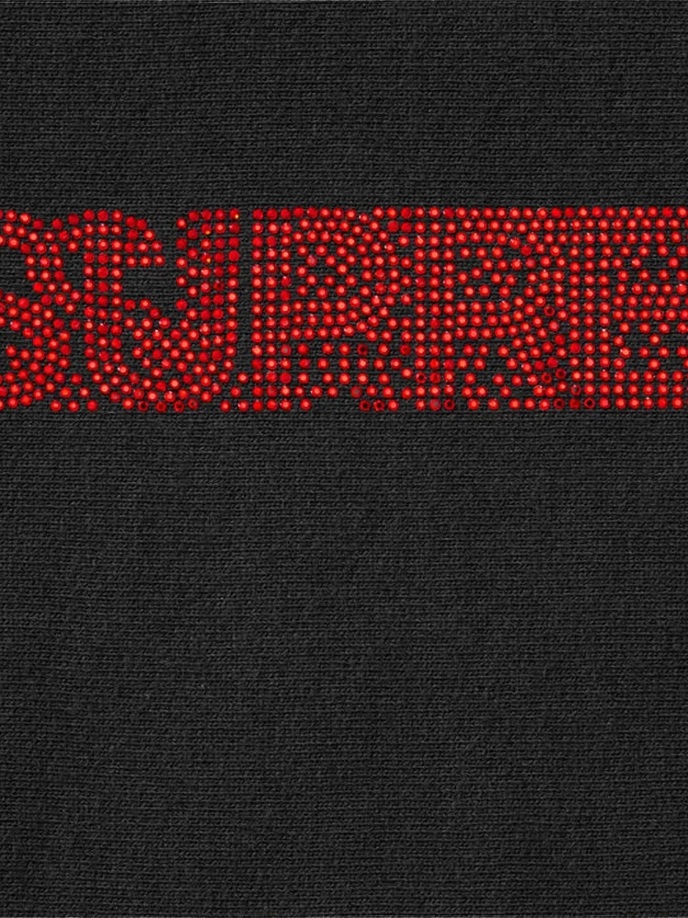 Supreme x Swarovski motion-logo hoodie