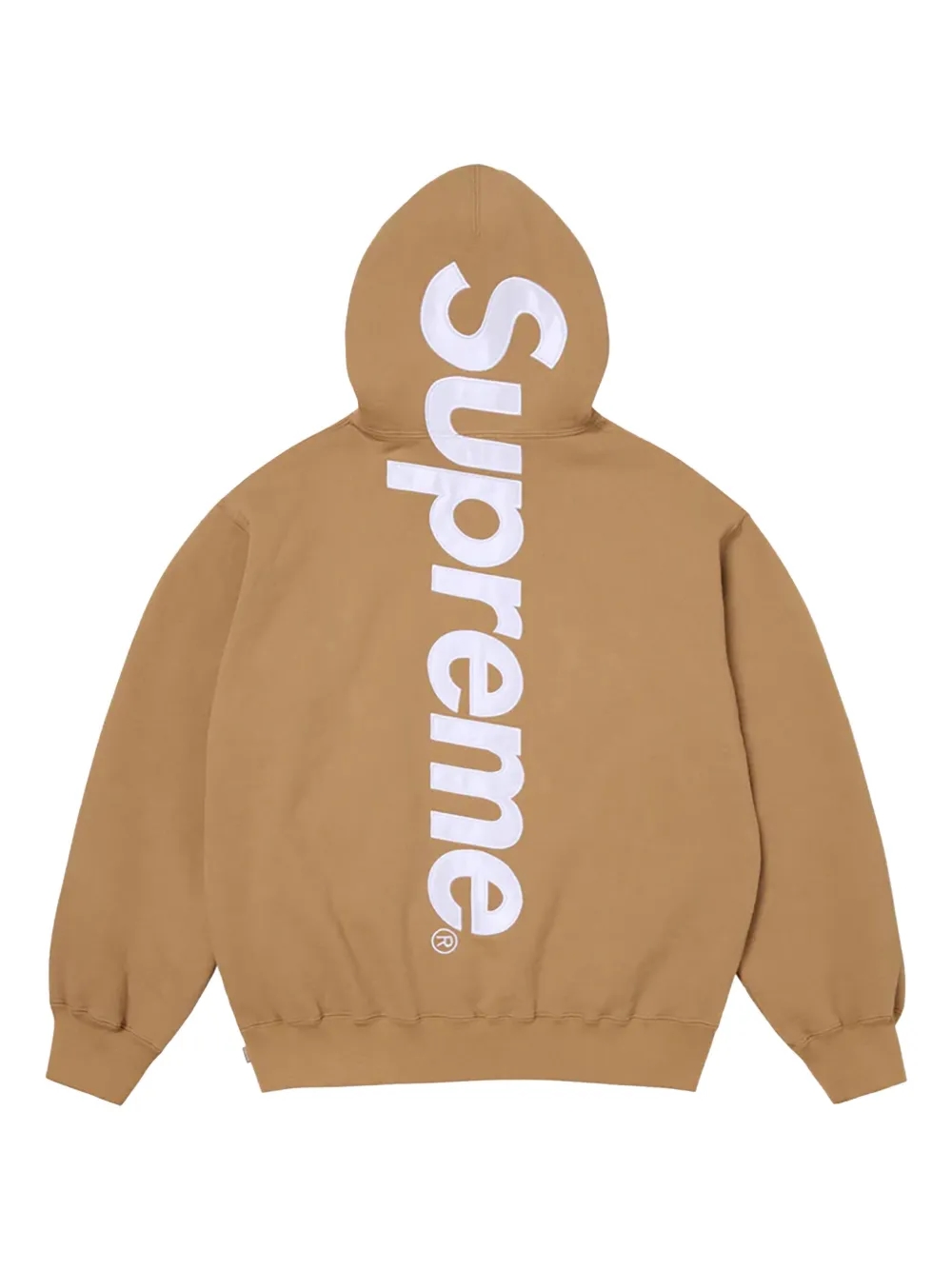 Supreme logo appliqué hoodie