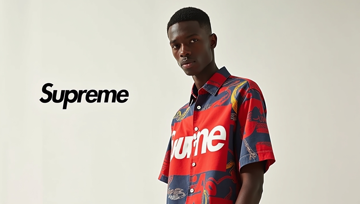 Supreme streetwear banner showcase